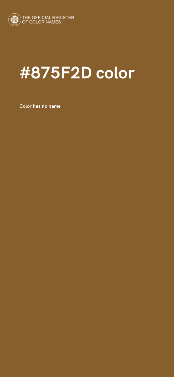 #875F2D color image