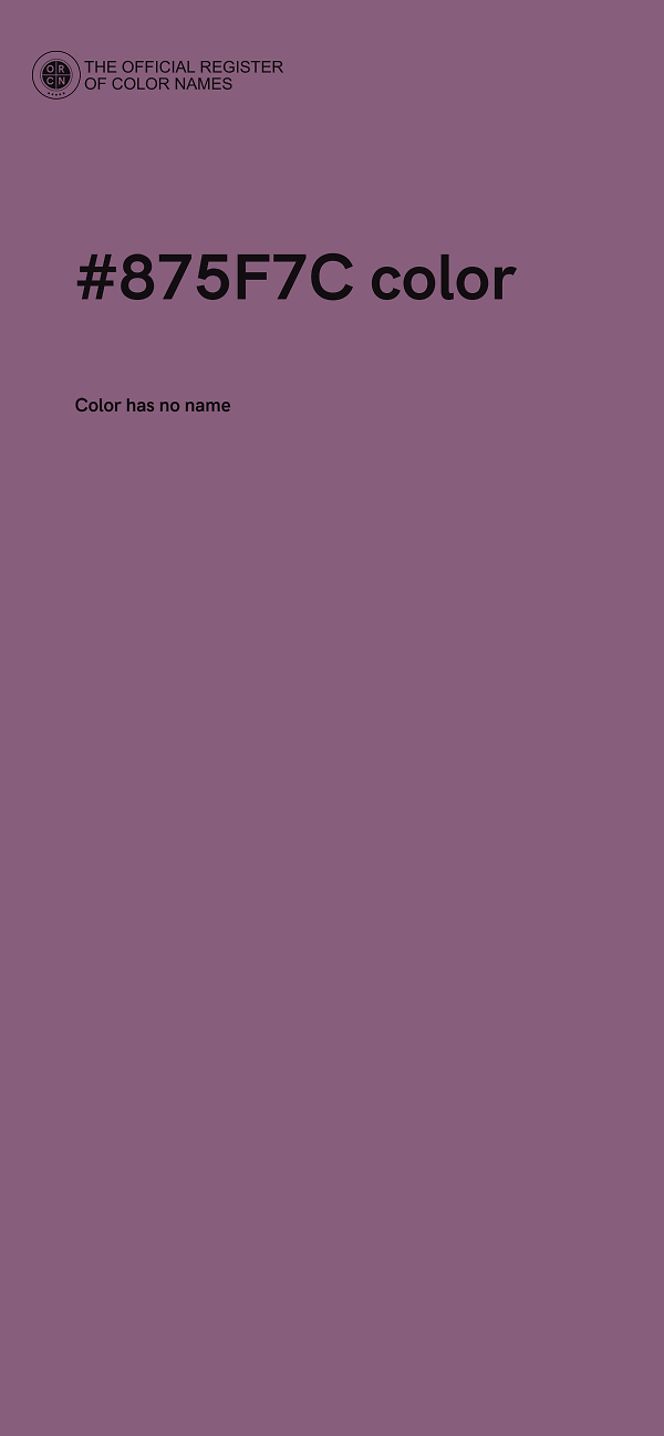 #875F7C color image