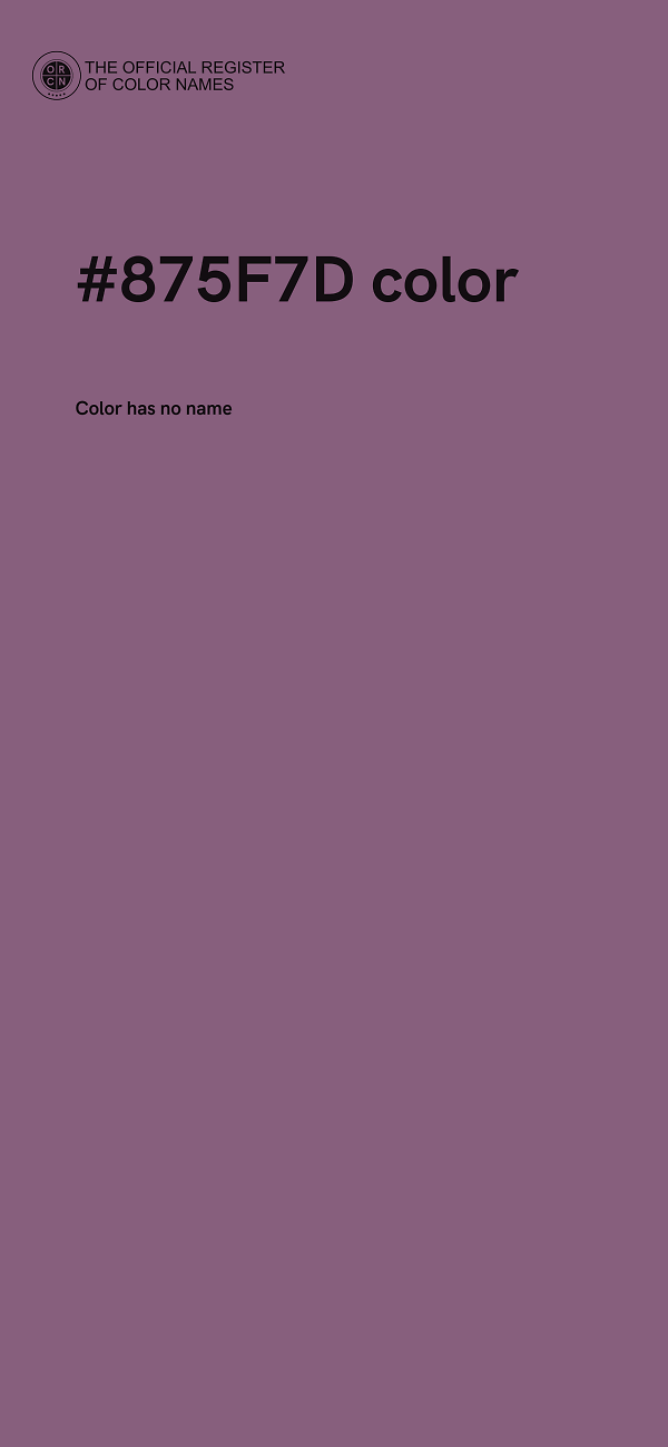 #875F7D color image