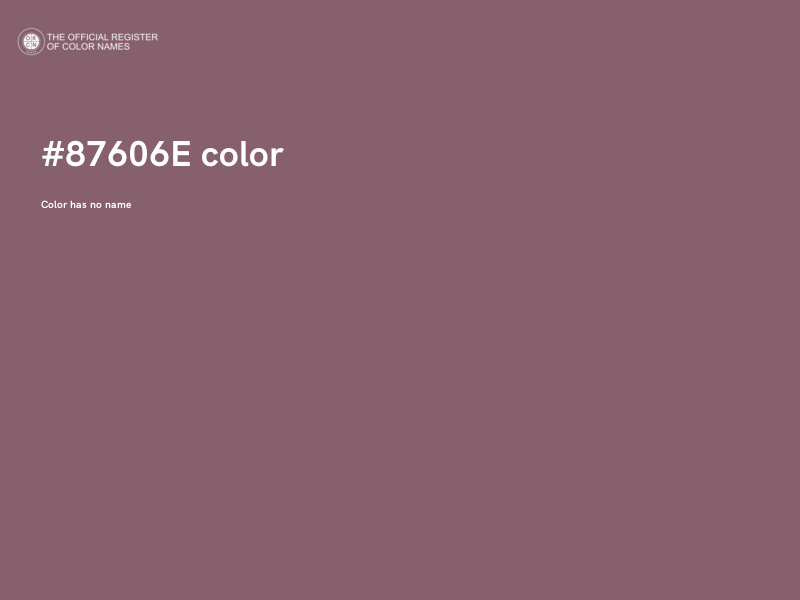 #87606E color image