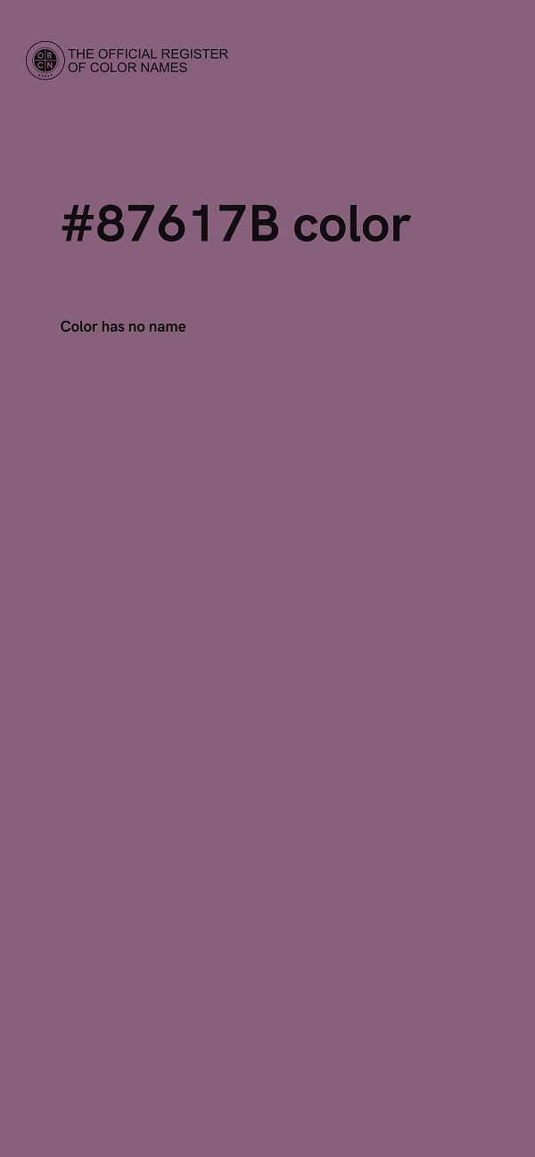 #87617B color image