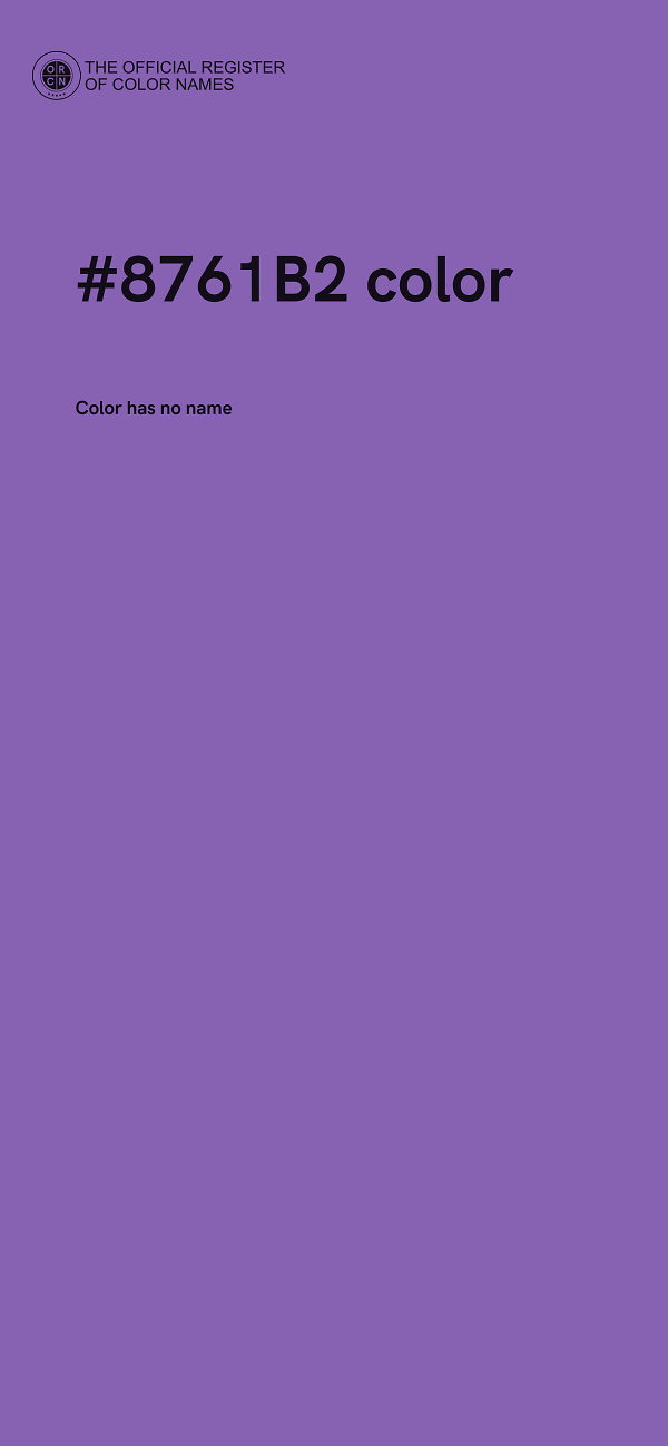 #8761B2 color image