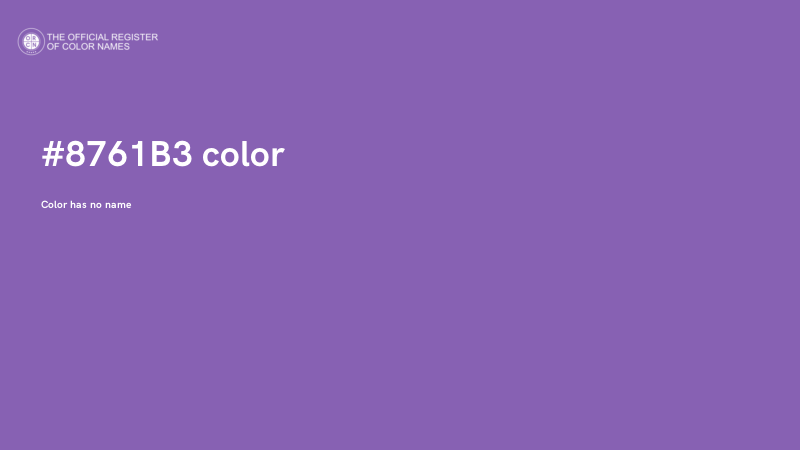 #8761B3 color image