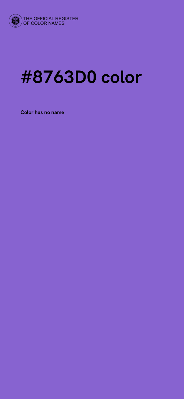 #8763D0 color image