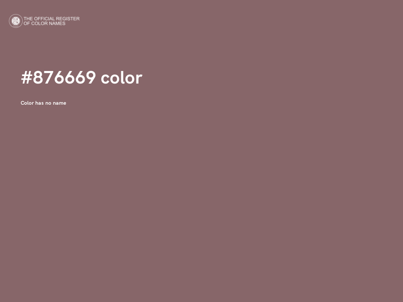 #876669 color image
