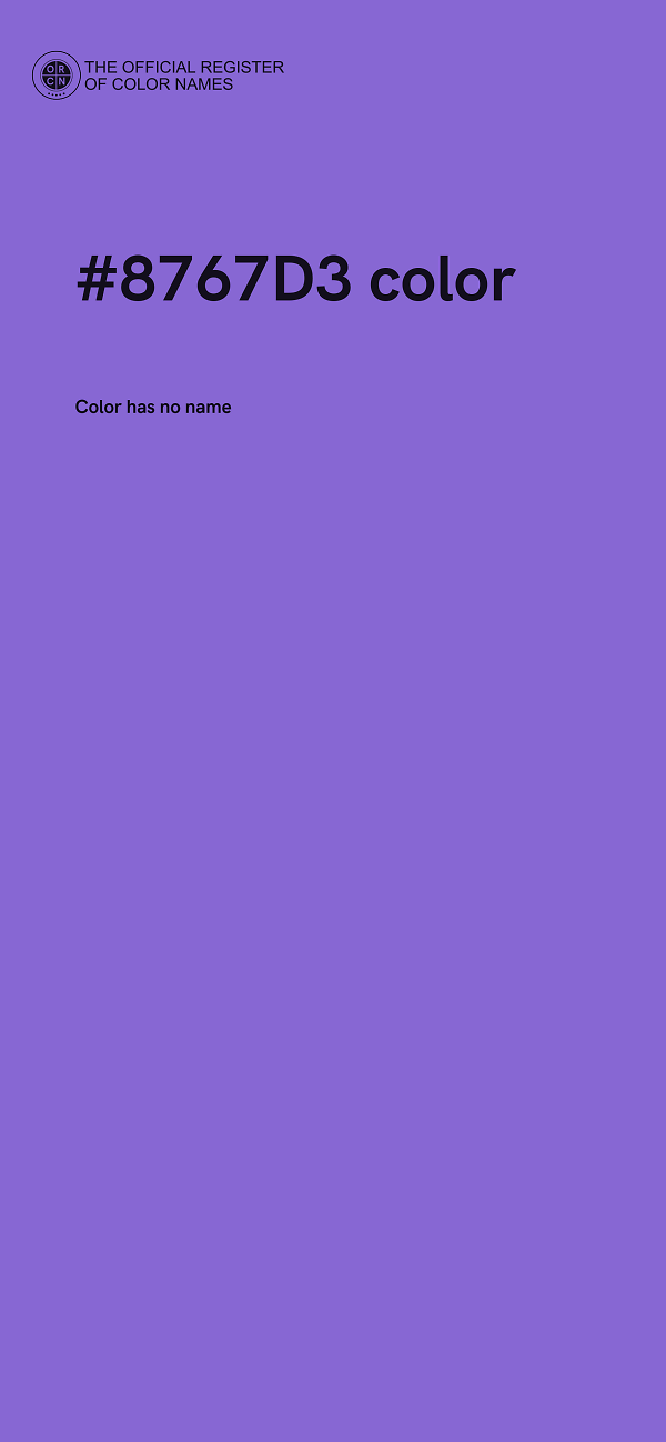 #8767D3 color image