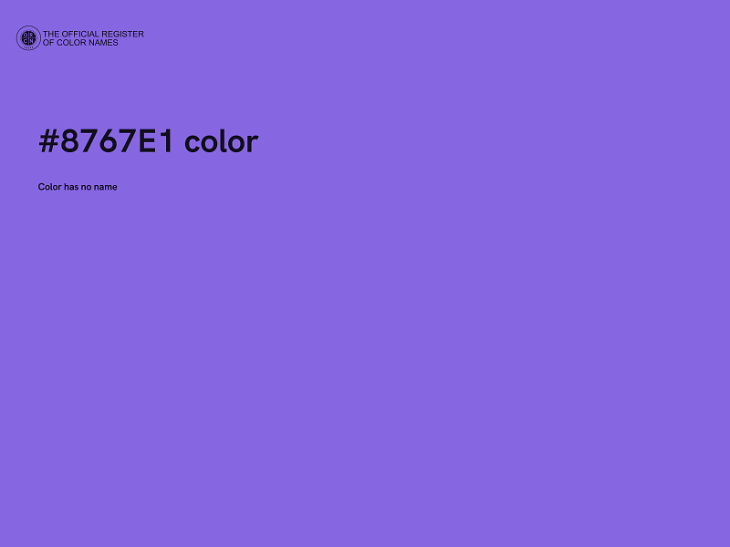 #8767E1 color image