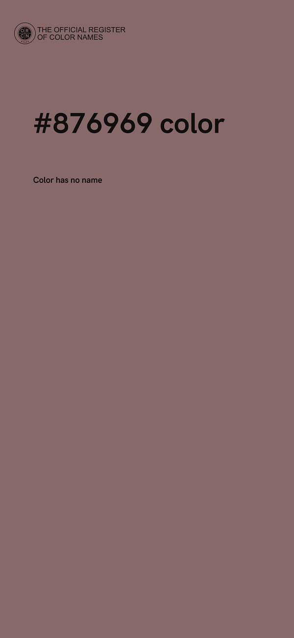#876969 color image