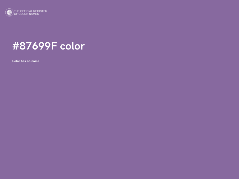 #87699F color image