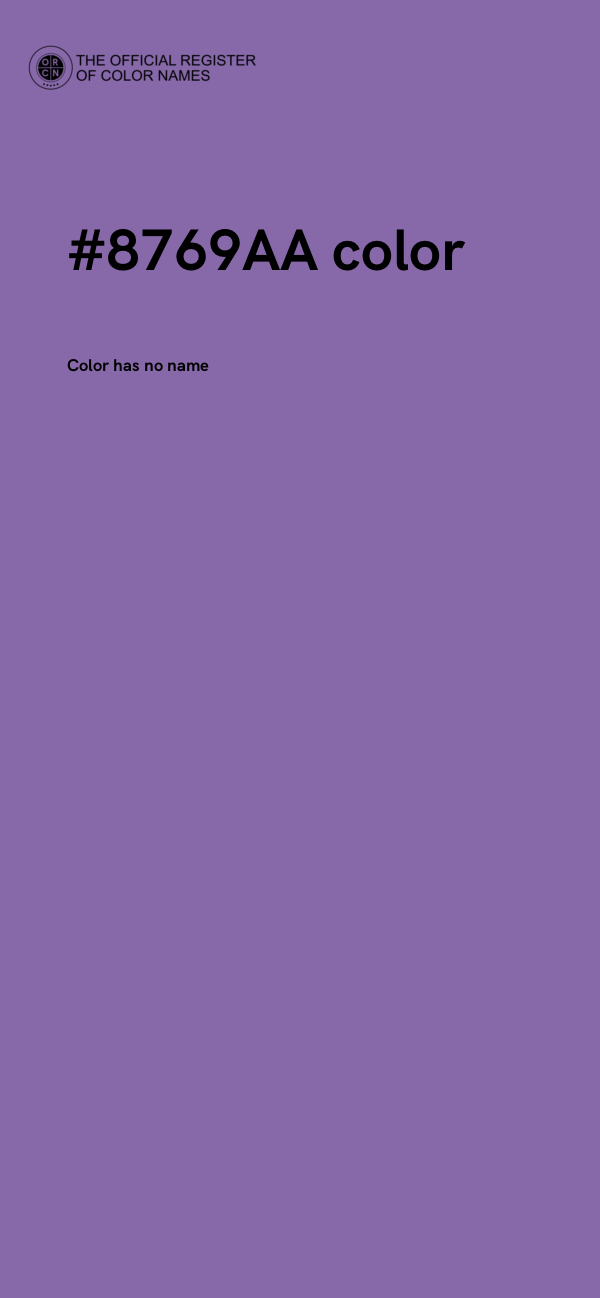 #8769AA color image