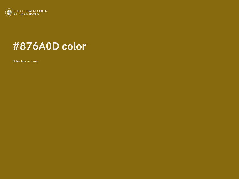 #876A0D color image
