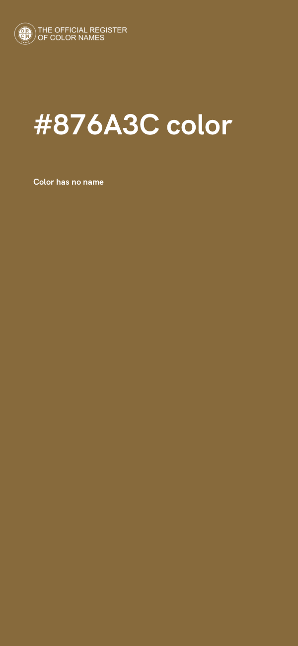 #876A3C color image