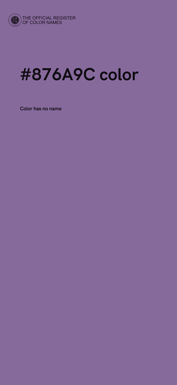 #876A9C color image