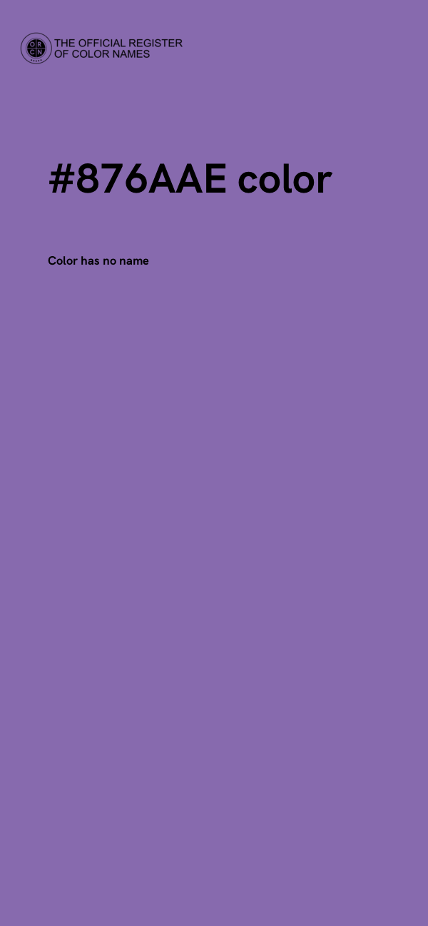 #876AAE color image