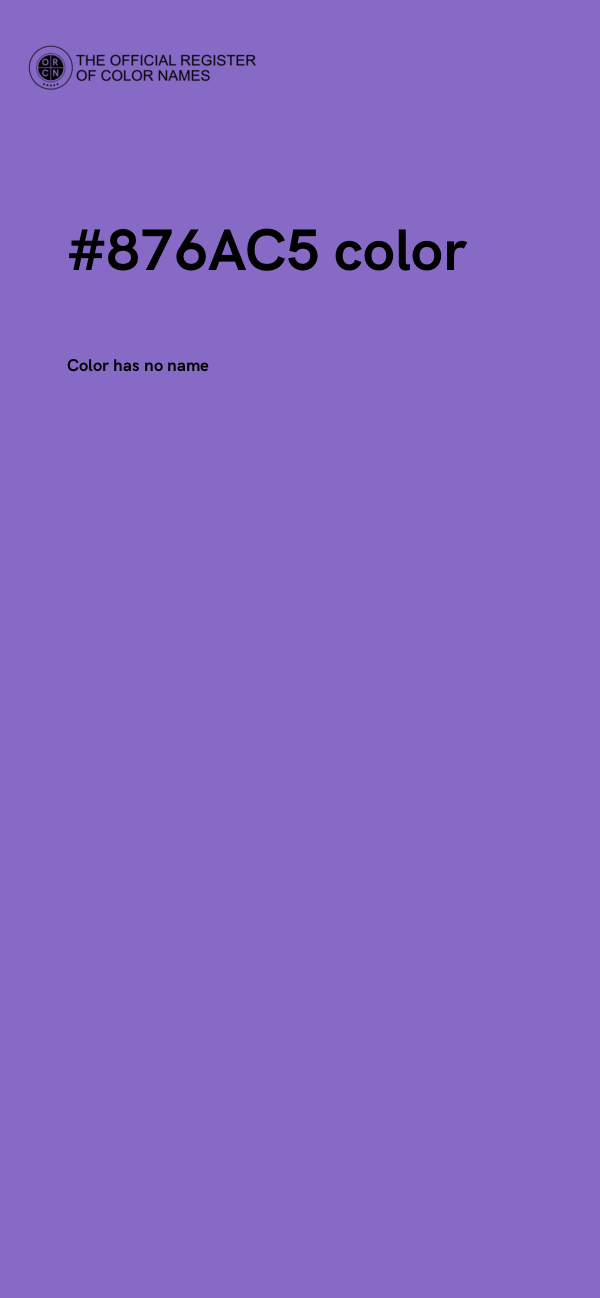 #876AC5 color image