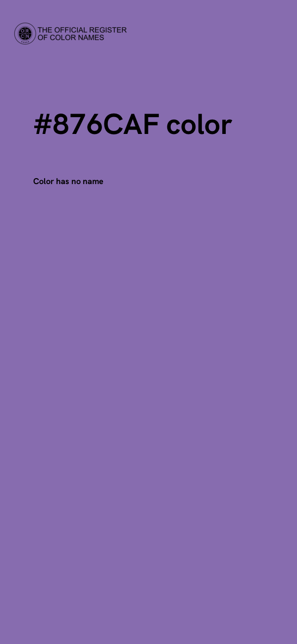 #876CAF color image
