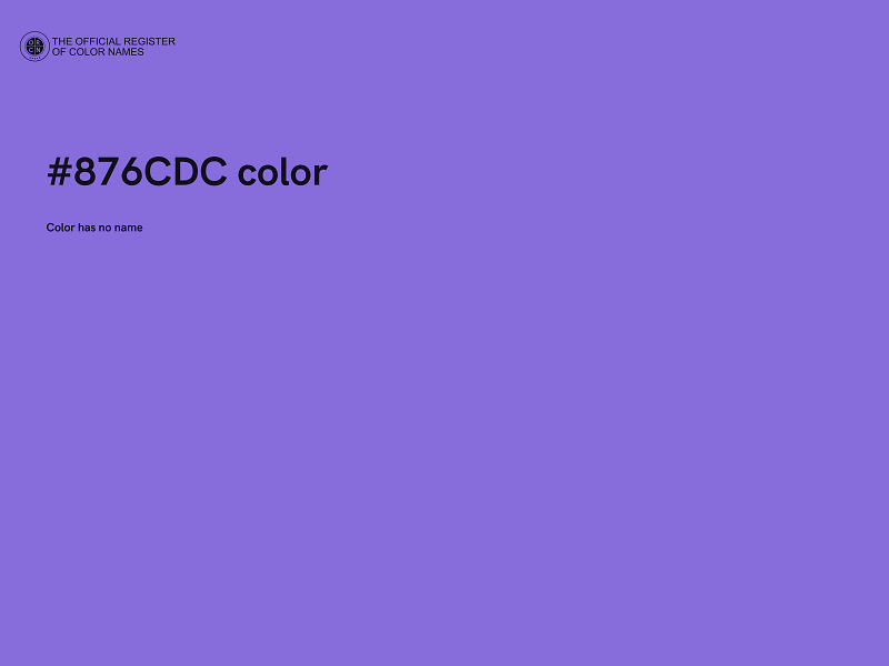 #876CDC color image