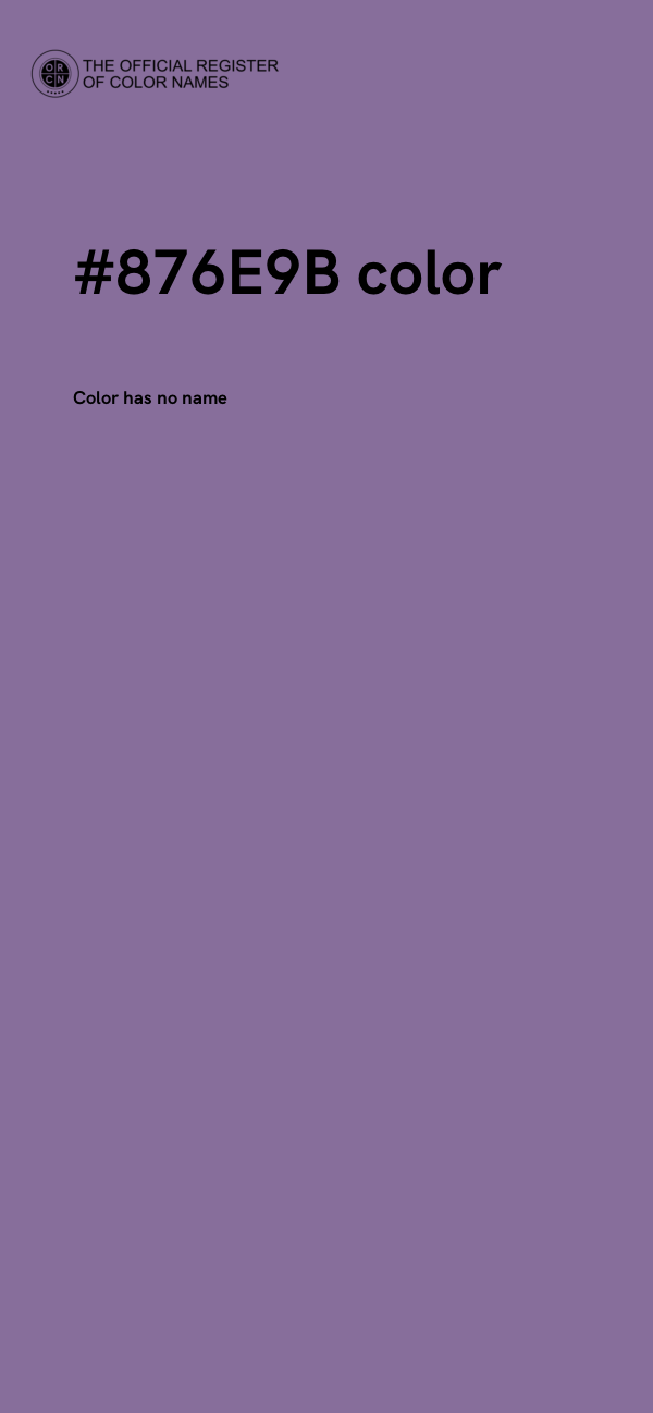 #876E9B color image