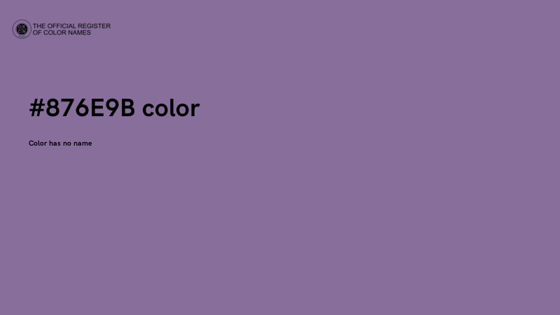 #876E9B color image