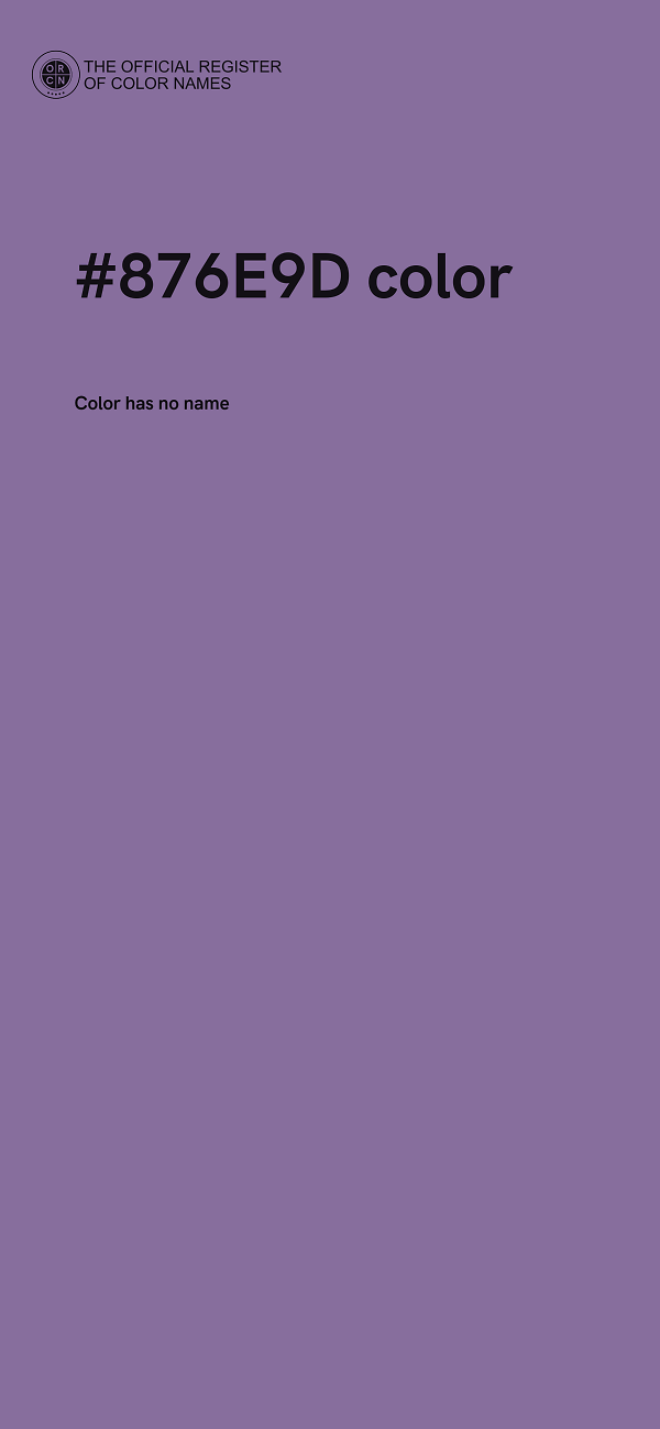 #876E9D color image