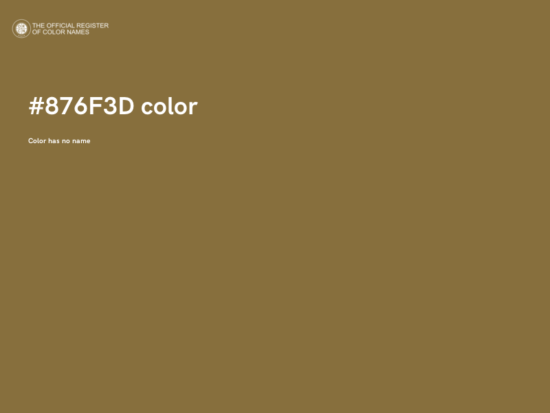 #876F3D color image