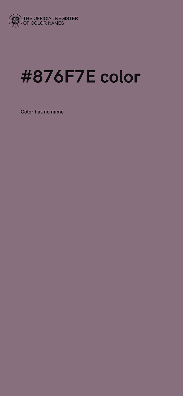 #876F7E color image