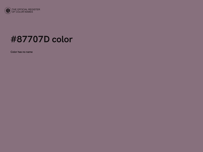 #87707D color image