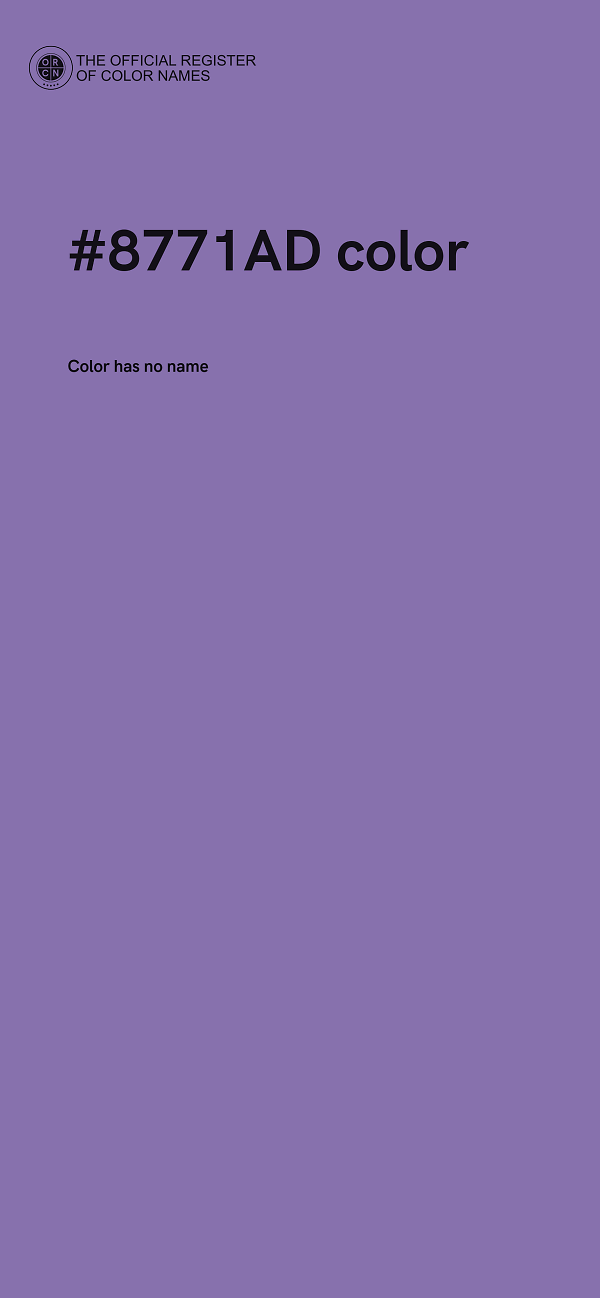 #8771AD color image