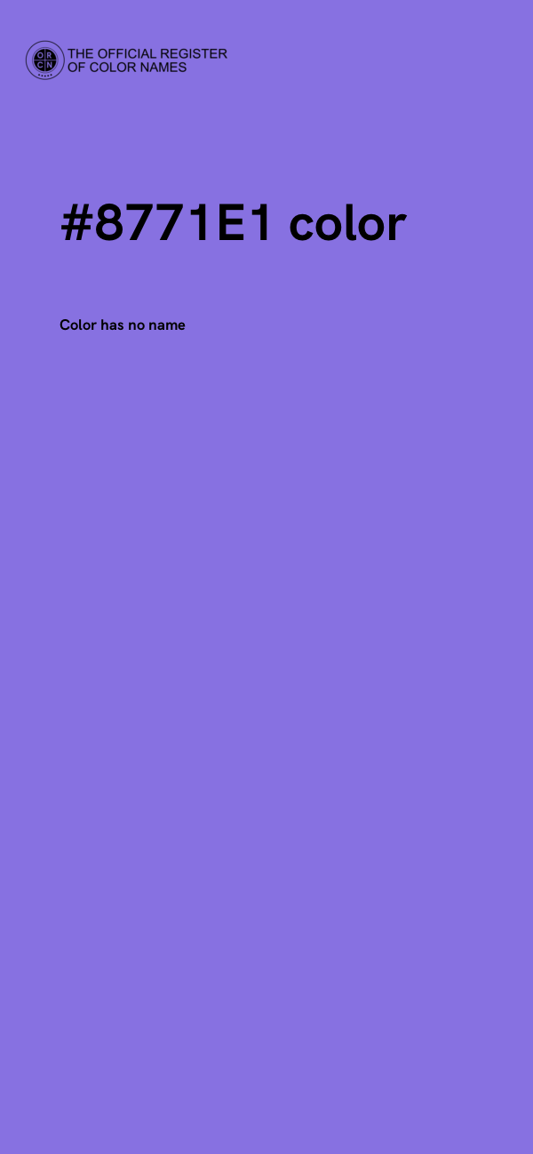 #8771E1 color image