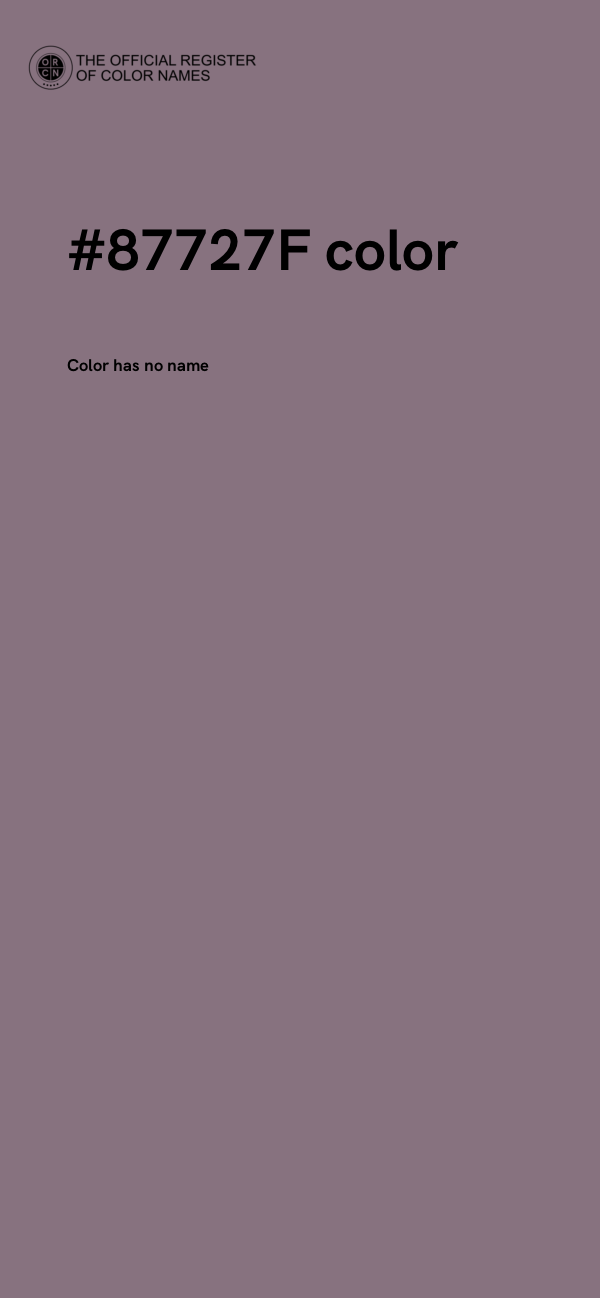 #87727F color image