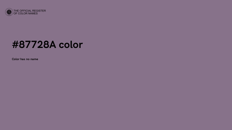 #87728A color image