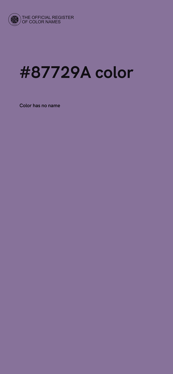 #87729A color image
