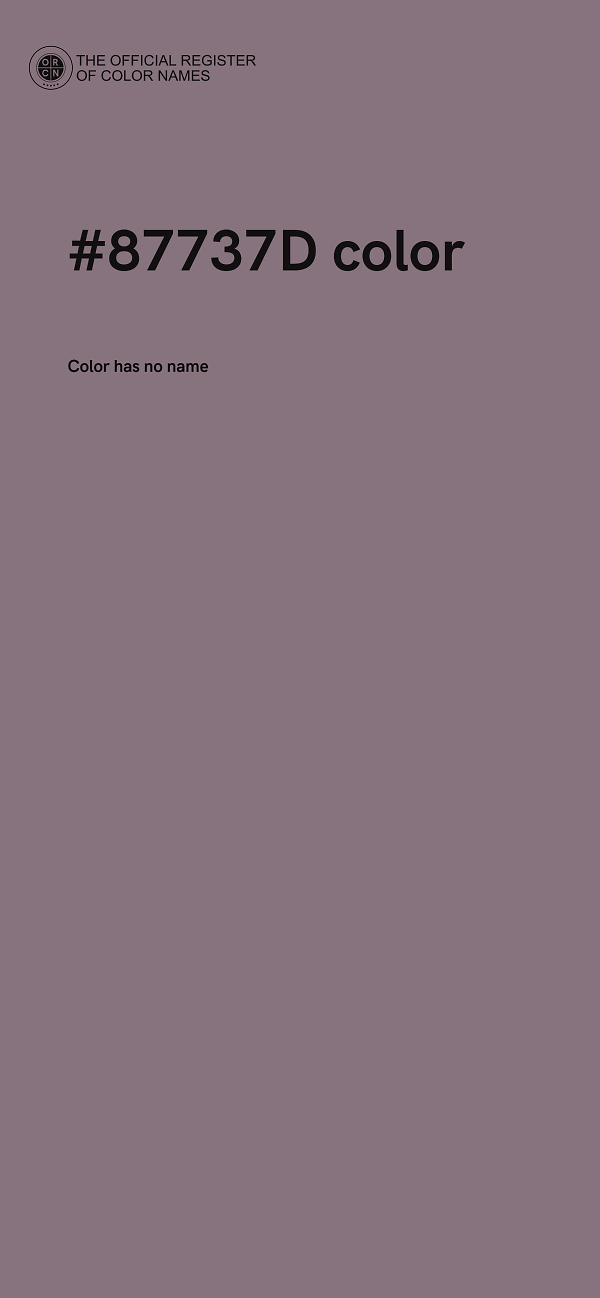 #87737D color image