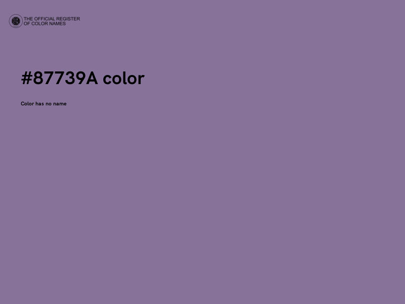 #87739A color image