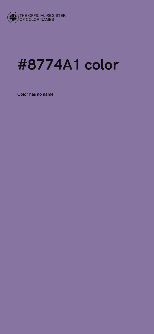 #8774A1 color image