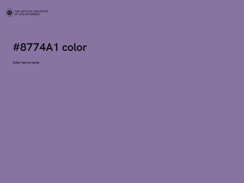 #8774A1 color image