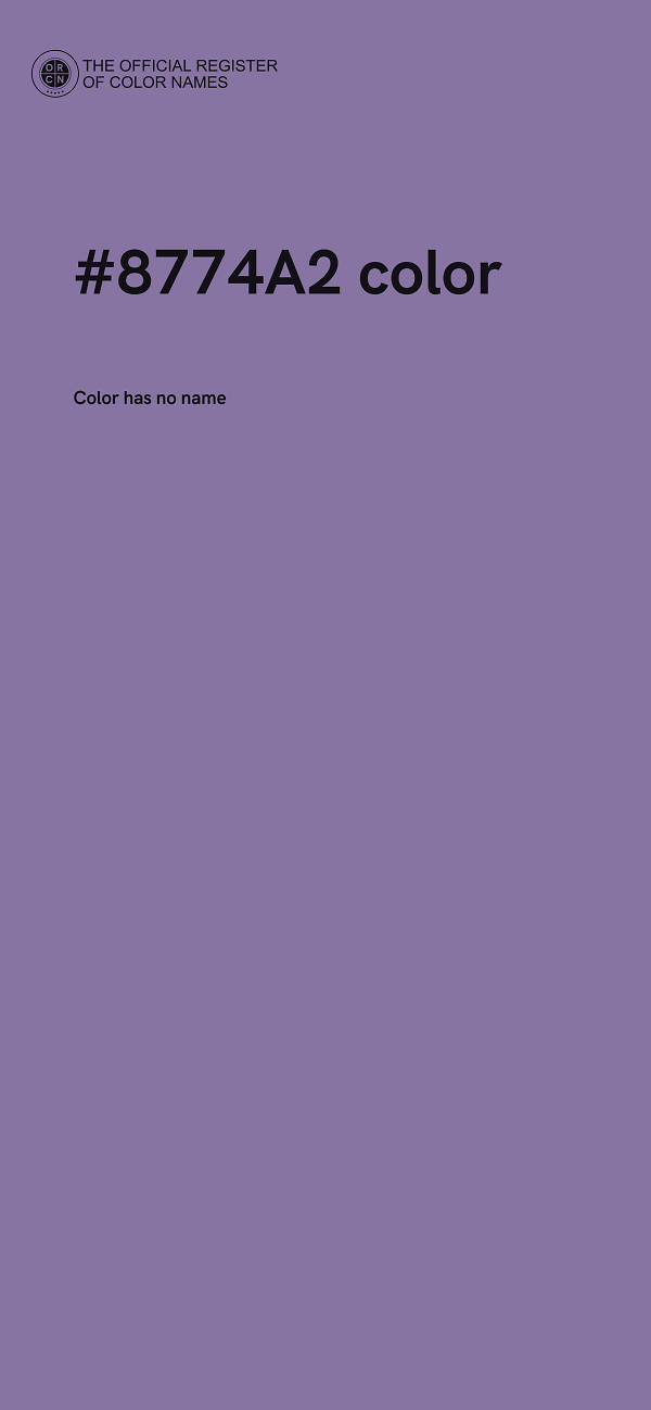#8774A2 color image