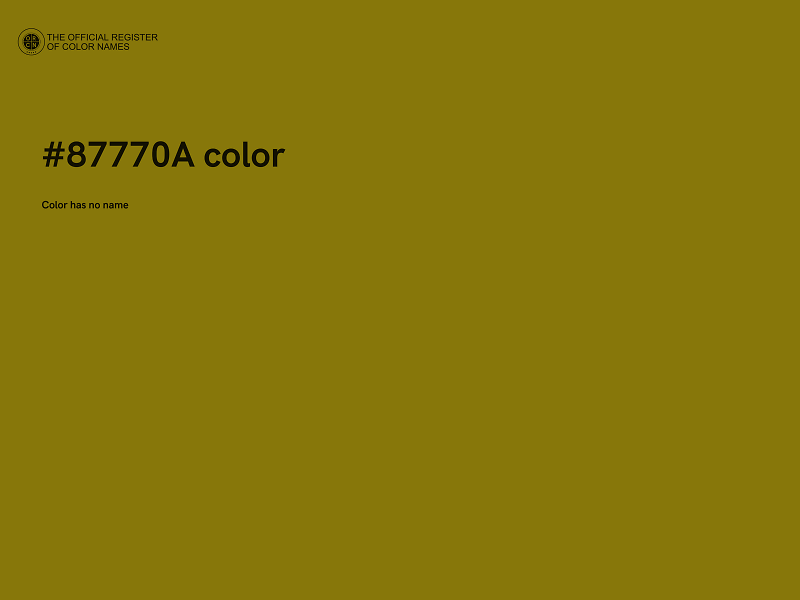 #87770A color image