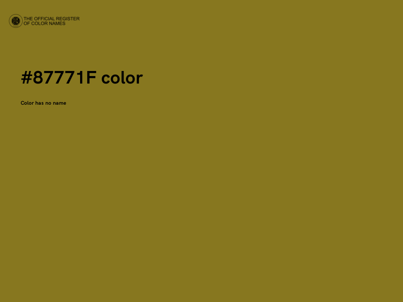 #87771F color image
