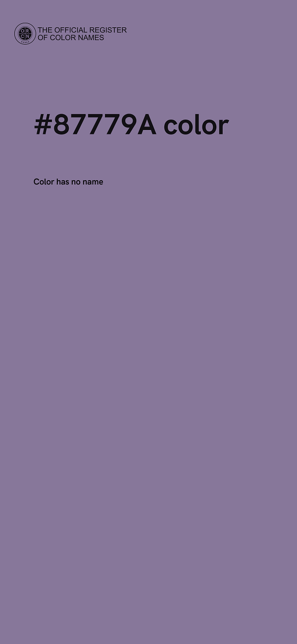 #87779A color image