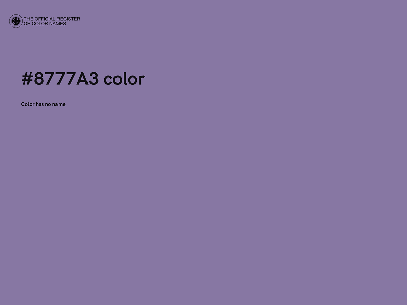 #8777A3 color image