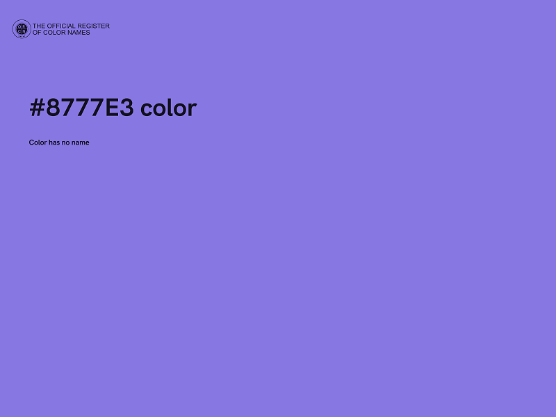 #8777E3 color image