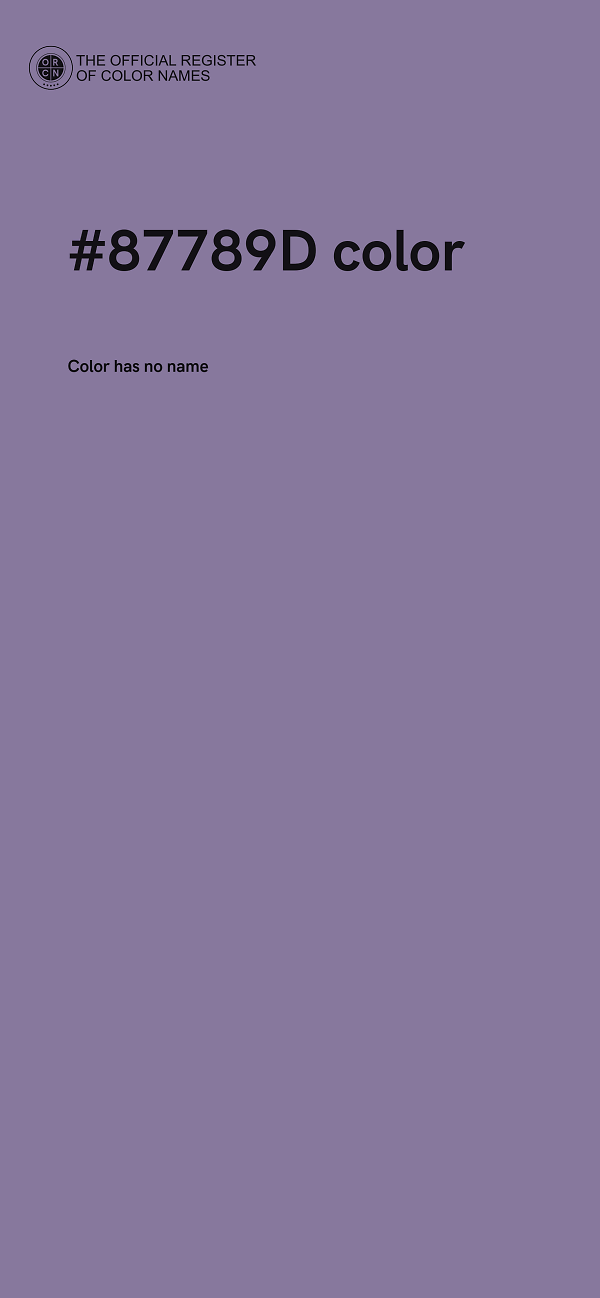 #87789D color image
