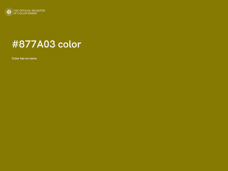 #877A03 color image