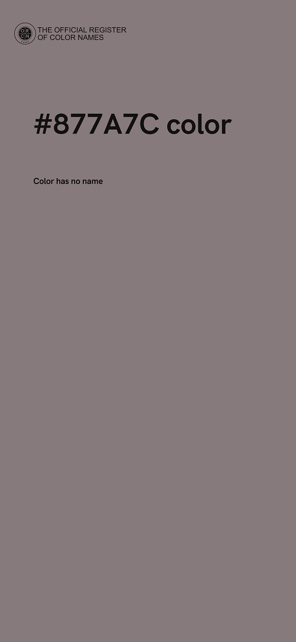 #877A7C color image