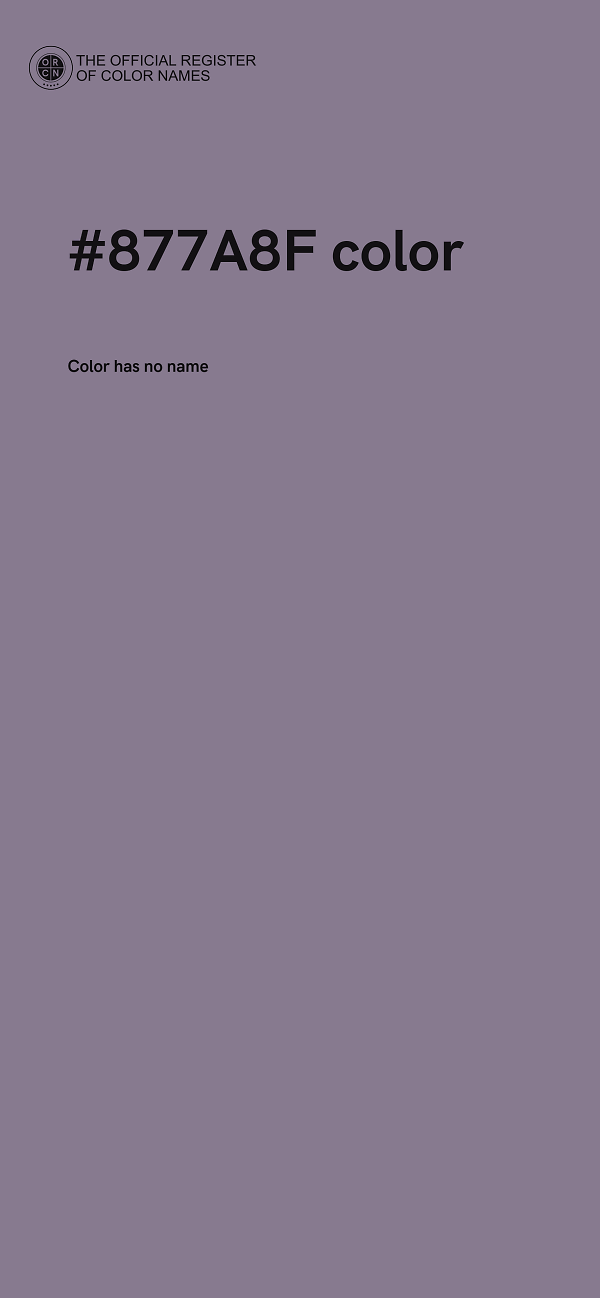 #877A8F color image