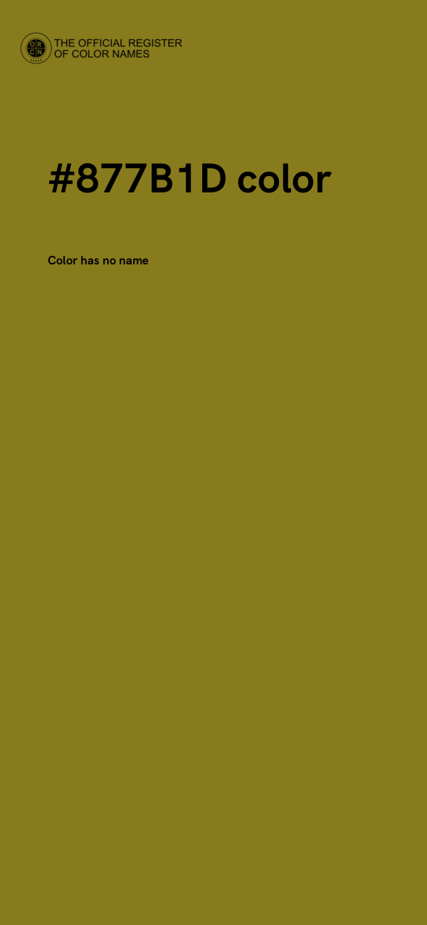 #877B1D color image