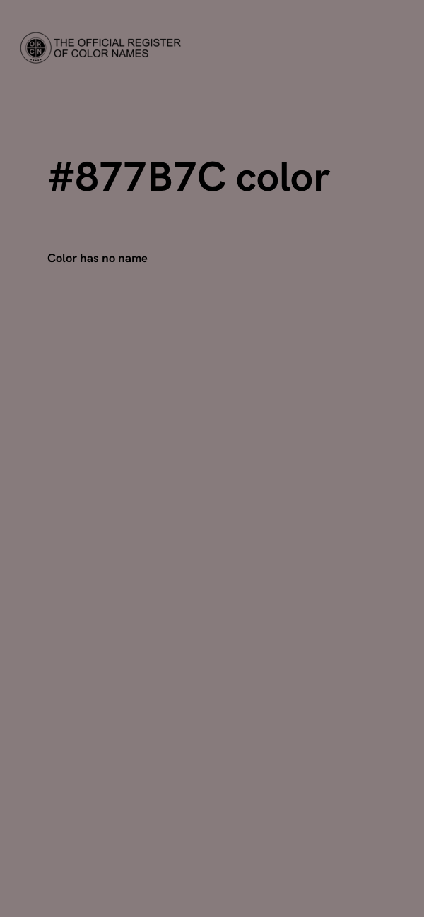 #877B7C color image