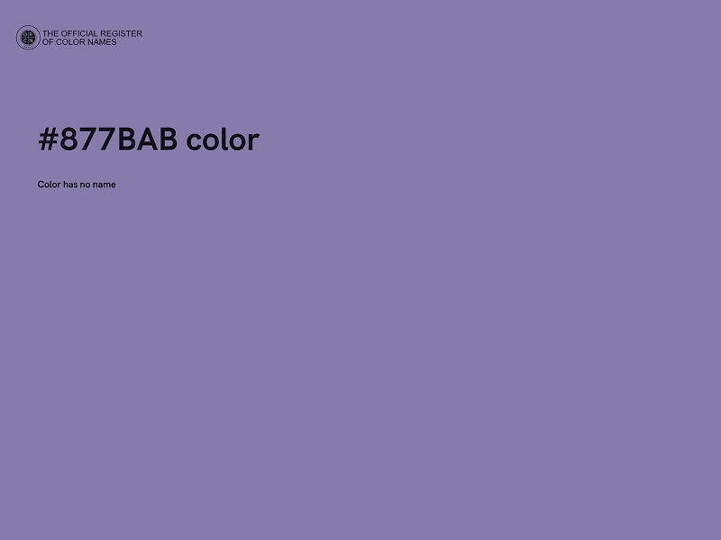 #877BAB color image