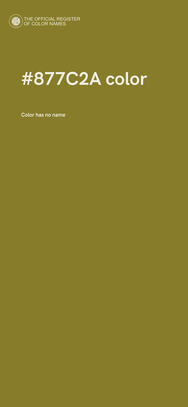 #877C2A color image